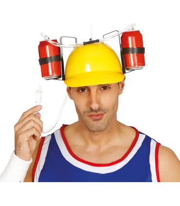 Casco para Bebidas Rojo-Amarillo-Azul