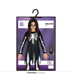DISFRAZ DE SKELETON INFANTIL
