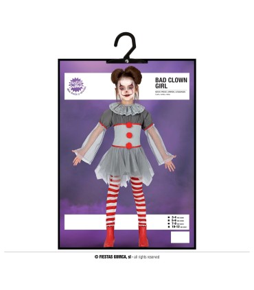 DISFRAZ DE BAD CLOWN GIRL