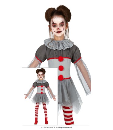 DISFRAZ DE BAD CLOWN GIRL