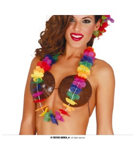 COLLAR HAWAIANO MULTICOLOR