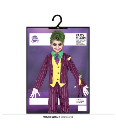 DISFRAZ DE CRAZY VILLAIN
