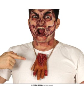 COLLAR MANO SANGRIENTA