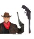 Pistola cañon largo 43 cms. | Megafiesta