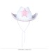 SOMBRERO VAQUERO BLANCO CON ESTRELLA