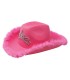GORRO COWBOY ROSA CON BOA