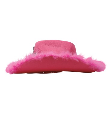 GORRO COWBOY ROSA CON BOA