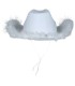 SOMBRERO FIELTRO BLANCO CON BOA