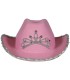 SOMBRERO COWBOY FIELTRO ROSA