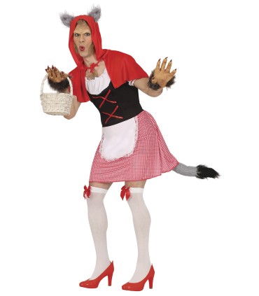 LOBO CAPERUCITA ROJA ADULTO