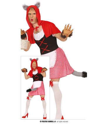 LOBO CAPERUCITA ROJA ADULTO