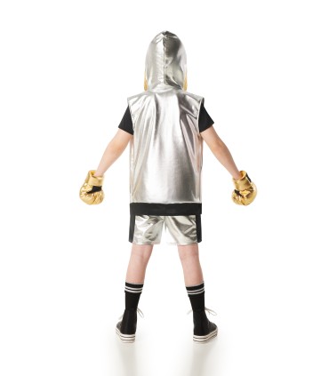 Disfraz de Boxeador Plateado Unisex