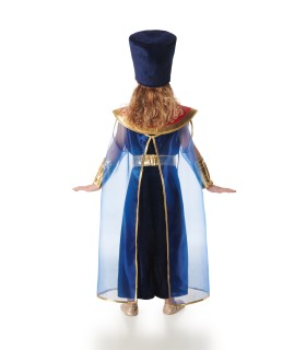 Disfraz de Egipcia Faraona Terciopelo Azul
