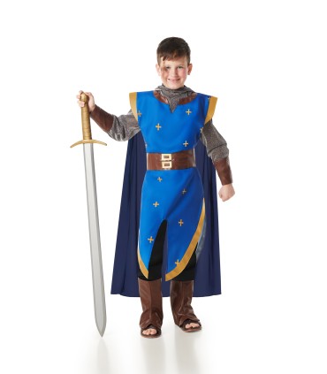 Disfraz de Caballero Medieval Azul