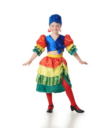 Disfraz de Rumbera Multicolor