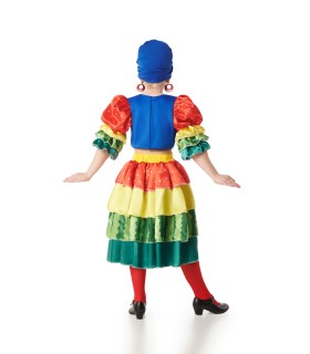 Disfraz de Rumbera Multicolor