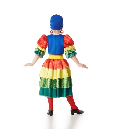 Disfraz de Rumbera Multicolor