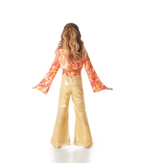 Disfraz de Disco Dorado Niña
