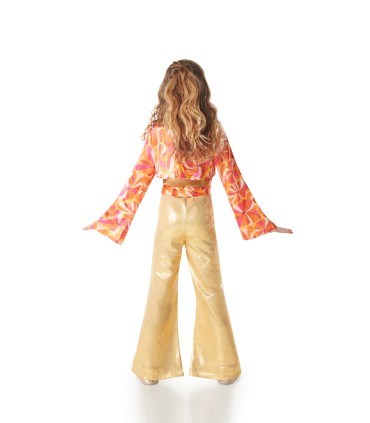 Disfraz de Disco Dorado Niña