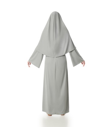 Disfraz de Monja Gris Mujer