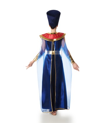 Disfraz de Egipcia Faraona Terciopelo Azul