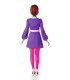 Disfraz de Mujer Años 70 Lila