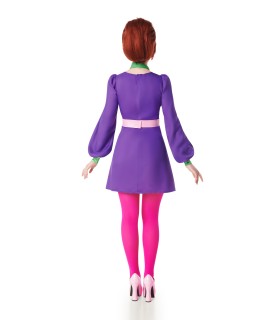 Disfraz de Mujer Años 70 Lila