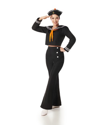 Disfraz de Marinera Pantalon Negro