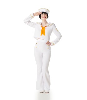 Disfraz de Marinera Pantalon Blanco
