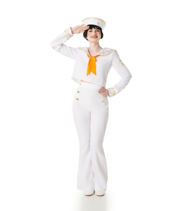 Disfraz de Marinera Pantalon Blanco