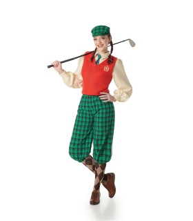 Disfraz de Jugadora de Golf Mujer