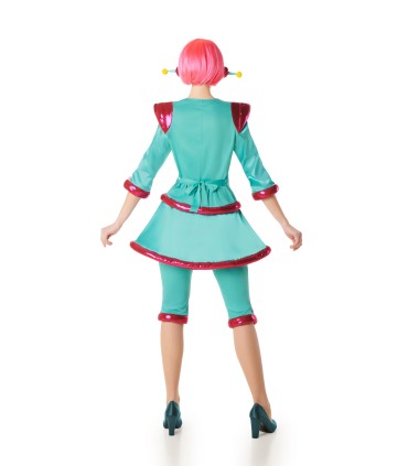 Disfraz de Marciana Verde Mujer