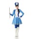 Disfraz de Majorette Azul Mujer