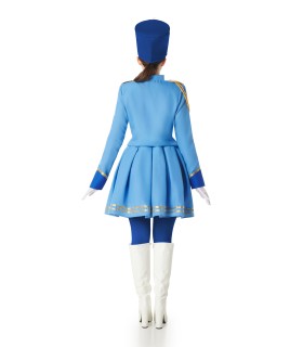 Disfraz de Majorette Azul Mujer