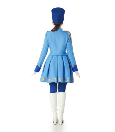 Disfraz de Majorette Azul Mujer