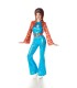 Disfraz de Disco Azul Mujer