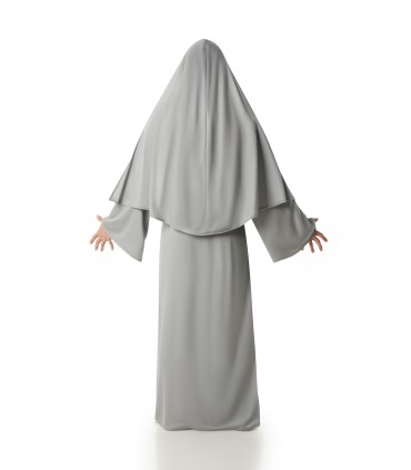 Disfraz de Monja Gris Hombre