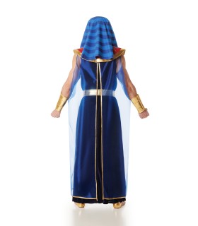 Disfraz de Egipcio Faraón Terciopelo Azul