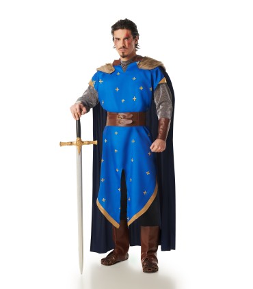Disfraz de Caballero Medieval Azul Hombre