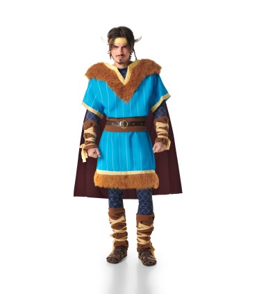 Disfraz de Vikingo Azul Hombre