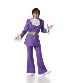 Disfraz de Hombre Años 70 Lila
