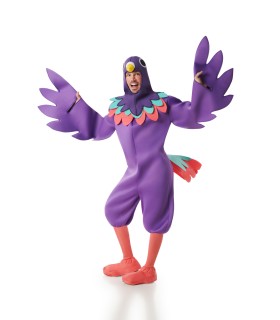 Disfraz de Guacamayo Morado Adulto