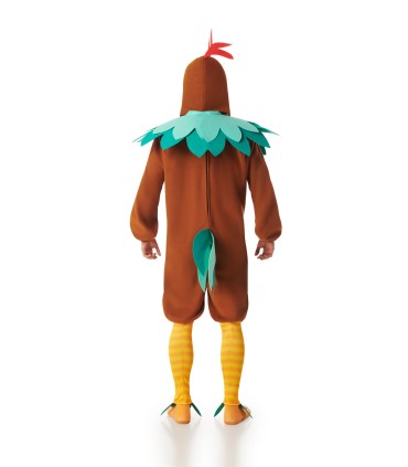 Disfraz de Gallo Marrón Hombre