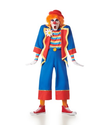 Disfraz de Payaso Multicolor Hombre