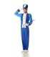 Disfraz de Majorette Azul Hombre