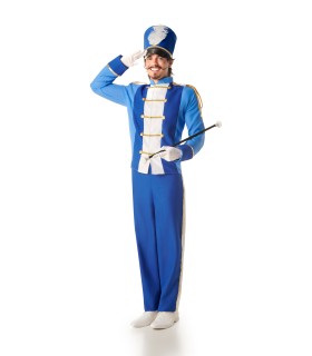 Disfraz de Majorette Azul Hombre