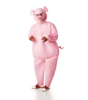 Disfraz de Cerdo Gordinflón Hombre