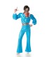 Disfraz de Disco Azul Hombre