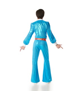 Disfraz de Disco Azul Hombre