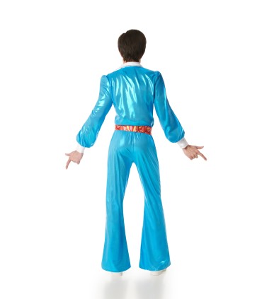 Disfraz de Disco Azul Hombre
